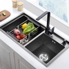 Bộ chậu rửa bát đa năng cao cấp inox 304 CR304 nhập khẩu thác nước