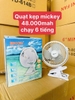 Quạt tích điện mini Sạc USB QTD-04