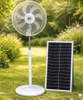 Quạt năng lượng mặt trời QC07 mẫu cây đứng tích điện mới nhất 2023 hàng hãng Green Việt