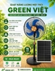 Quạt cây năng lượng mặt trời QCG-26 Tích Điện