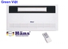 Quạt mát âm trần tích hợp thông gió Hans H20R