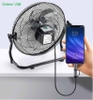 Quạt Sàn Năng Lượng Mặt Trời QSNL09 Có Khiển
