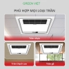 Quạt Sưởi Âm Trần Có Đèn Hiện Đại QDS K-6 Chính Hãng