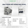 Quạt Thông Gió INox FD150, FD200, FD250, FD300 – Green Việt