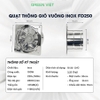 Quạt Thông Gió INox FD150, FD200, FD250, FD300 – Green Việt