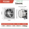 Quạt Thông Gió INox FD150, FD200, FD250, FD300 – Green Việt