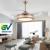 Quạt trần đèn cánh cụp xòe QTGVX05