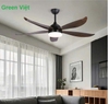 Quạt Trần Đèn Cánh Gỗ QTTG-142