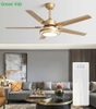 Quạt Trần Đèn Cánh Thép QTVG46 Cao Cấp Green Việt