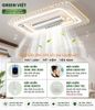 Quạt trần đèn không cánh QTDOP12 kết nối loa bluetooth