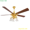 Quạt Trần Đèn Mạ Vàng 24K FY968 5 Cánh Cao Cấp Green Việt