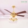 Quạt Trần Đèn Mạ Vàng 24K FY968 5 Cánh Cao Cấp Green Việt