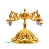 Quạt Trần Đèn Mạ Vàng 24K FY968 5 Cánh Cao Cấp Green Việt