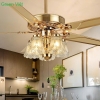 Quạt trần đèn phòng khách QTPK45 Cao Cấp Green Việt