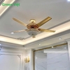 Quạt trần đèn phòng khách QTPKT08 Cao Cấp