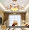 Quạt Trần đèn trang trí Cao Cấp KNQ040 - Quạt Vương Gia lắp biệt thự