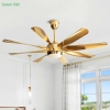 Quạt trần đèn trang trí CD184 Mạ Vàng Chất Lượng Green Việt