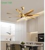 Quạt trần đèn trang trí CD184 Mạ Vàng Chất Lượng Green Việt