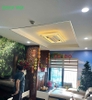 Quạt Trần Đèn Trang Trí QTDS01 Sát Trần Hiện Đại