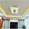 Quạt Trần Đèn Trang Trí QTDS01 Sát Trần Hiện Đại