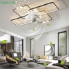 Quạt Trần Đèn Trang Trí QTHD02 Phòng Khách Ốp Trần