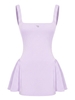BRETH Heather Dress - Tím