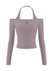 BRETH Combo Dahlia Bra & Top Set - Nâu
