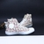 Converse floral cao cổ vải họa tiết CCVH037