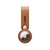 AirTag Leather Loop Saddle Brown