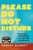 Please Do Not Disturb by Robert Glancy - Bookworm Hanoi