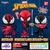 Đồ chơi gacha gashapon CAPCHARA SPIDERMAN APRIL20