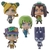 Đồ chơi gacha gashapon JOJO FIGURE COLLECTION Aug22
