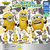 Đồ chơi gacha gashapon mô hình Minion KungFu Jan 23