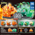 Đồ chơi gacha gashapon mô hình Pokemon hệ hoả và mộc Mar 23