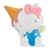 Đồ chơi gacha gashapon mô hình Sanrio cốc kem Aug 23