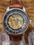 Mã số 26: Đồng hồ Zeppelin Skeleton Automatic 8656 - Made in Germany - Dây da