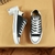 Giày Converse thấp cổ vải đen CTVD103