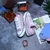 Giày Outlet Converse Handmade Crochet  thấp cổ vải ren hồng CTVH078