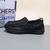 Giày Outlet Skechers slip-on thấp cổ da đen STDD004
