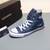 Giày Converse denim cao cổ vải xanh rách CCVX009