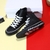 Giày Converse cao cổ da đen CCDD022