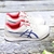 Giày Outlet Outlet Asics lazerbeam thấp cổ vải trắng ATVT007