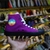 Giày Outlet Converse cao cổ vải tím CCVT015