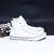 Giày Converse cao cổ vải ren trắng CCVT019