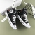 Giày Converse cao cổ vải đen CCVD063