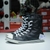 Giày Outlet Converse cao cổ da đen CCDD024