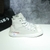 Giày Outlet Converse cao cổ vải ghi COUT157