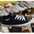 Giày Outlet Converse brush off toecap thấp cổ vải đen CTVD002