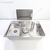 Chậu Rửa Chén 1 Hộc 80x50cm Giỏ Khay Thớt - inox 304