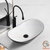 Lavabo Thuyền Đặt Bàn L6236 Trắng/ Trắng Đen